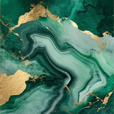 Elegant Swirled Glitter Design(Green)