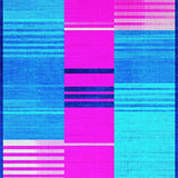 Contemporary Colorful Wave Design(Blue)