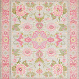 Ultra Soft Area Rug, Non Slip, Stain Resistant, Washable Area Rugs for Living Room, Bedroom, Soft Pink Abstract Motif(Pink)