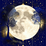 Elegant Cosmic Harmony Design(Blue)