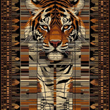 Ultra Soft Area Rug, Non Slip, Stain Resistant, Washable Area Rugs for Living Room, Bedroom, Chic Contemporary Animal Print Accent(Brown)