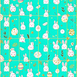 Festive Teal and Gold Color Palette(Blue)