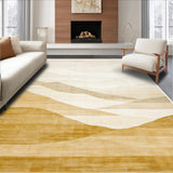 Ultra Soft Area Rug, Non Slip, Stain Resistant, Washable Area Rugs for Living Room, Bedroom, Elegant Neutral Tone Gradation(Beige)