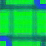Contemporary Green Geometric Illusion(Green)