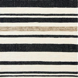 Ultra Soft Area Rug, Non Slip, Stain Resistant, Washable Area Rugs for Living Room, Bedroom, Ivory Black Kitchen Easy-Cleaning Area Rug(White)