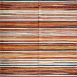 Ultra Soft Area Rug, Non Slip, Stain Resistant, Washable Area Rugs for Living Room, Bedroom, Lively Warm Toned Weave(Red)