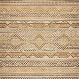 Intricate Jute Area With Elegant Diamond In Natural Tones(Beige)