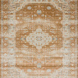 Ultra Soft Area Rug, Non Slip, Stain Resistant, Washable Area Rugs for Living Room, Bedroom, Chic Elegant Geometric Accents(Brown)