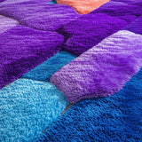 Ultra Soft Area Rug, Non Slip, Stain Resistant, Washable Area Rugs for Living Room, Bedroom, Shaggy Purple Playroom Carpet for Kids(Purple)