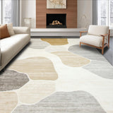 Modern Abstract Geometric Hallway Floor(Beige)