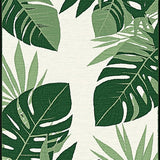 Elegant Tropical Flora Design(Green)
