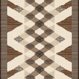 Ultra Soft Area Rug, Non Slip, Stain Resistant, Washable Area Rugs for Living Room, Bedroom, Sophisticated Checkerboard Visual Harmony(Beige)