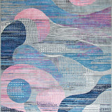 Bold Dynamic Multi Hued Composition(Blue)