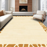 Ultra Soft Area Rug, Non Slip, Stain Resistant, Washable Area Rugs for Living Room, Bedroom, Playful Giraffe Animal Print(Beige)