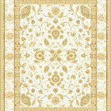 Elegant with Beige Floral Medallions and Khaki Highlights(Beige)
