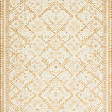 Ultra Soft Area Rug, Non Slip, Stain Resistant, Washable Area Rugs for Living Room, Bedroom, Contemporary Boho Diamond Pattern with Artistic Tan Lines and Modern Accents(Beige)