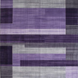 Ultra Soft Area Rug, Non Slip, Stain Resistant, Washable Area Rugs for Living Room, Bedroom, Sophisticated Plush Modern Interior Element(Purple)