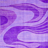 Ultra Soft Area Rug, Non Slip, Stain Resistant, Washable Area Rugs for Living Room, Bedroom, Vibrant Tie-Dye Colorful Aesthetic(Purple)