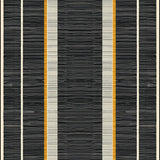 Ultra Soft Area Rug, Non Slip, Stain Resistant, Washable Area Rugs for Living Room, Bedroom, Boho Striped Monochrome Aesthetic(Black)