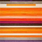 Ultra Soft Area Rug, Non Slip, Stain Resistant, Washable Area Rugs for Living Room, Bedroom, Chic Geometric Playful Aesthetic(Orange)