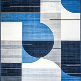 Striking Modern Linear Composition(Blue)