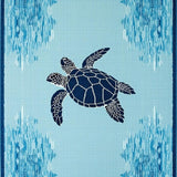 Charming Nautical Welcome Mat(Blue)