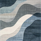 Artistic Abstract Grey Composition(Blue)
