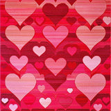 Playful Contemporary Heart Design(Red)