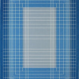 Ultra Soft Area Rug, Non Slip, Stain Resistant, Washable Area Rugs for Living Room, Bedroom, Sleek Blue Tiled Pattern(Blue)