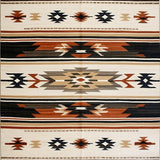 Ultra Soft Area Rug, Non Slip, Stain Resistant, Washable Area Rugs for Living Room, Bedroom, Vibrant Ethnic Tiled Design(Brown)