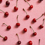 Ultra Soft Area Rug, Non Slip, Stain Resistant, Washable Area Rugs for Living Room, Bedroom, Cherry Fruit Fluffy Shower Mat for Bathtub(Pink)