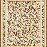 Ultra Soft Area Rug, Non Slip, Stain Resistant, Washable Area Rugs for Living Room, Bedroom, Sophisticated Neutral Animal Design(Beige)