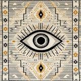 Modern Ogee Patterned Delight(Beige)