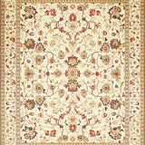 Ultra Soft Area Rug, Non Slip, Stain Resistant, Washable Area Rugs for Living Room, Bedroom, Sophisticated Beige Area Featuring Intricate Floral Design Elements(Beige)