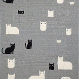 Ultra Soft Area Rug, Non Slip, Stain Resistant, Washable Area Rugs for Living Room, Bedroom, Stylish Cozy Cat Patterned Decor(Gray)