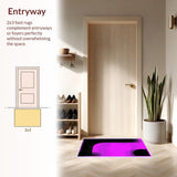 Dynamic Pink Geometric Design(Pink)