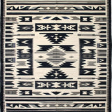 Southwestern Ethnic Geometric Elegance(Black)