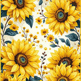 Trendy Yellow Floral Harmony(Yellow)