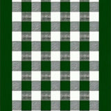 Artful Green and White Tartan Style(Black)