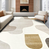 Ultra Soft Area Rug, Non Slip, Stain Resistant, Washable Area Rugs for Living Room, Bedroom, Abstract Feline Beige Area Scratching Mat for Happy Paws & Furniture(Beige)