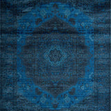 Rustic Distressed Medallion Vibe(Blue)