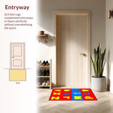 Joyful Bright Lettering Play Scene(Red)