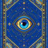 Luxurious Black Abstract(Blue)