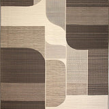 Ultra Soft Area Rug, Non Slip, Stain Resistant, Washable Area Rugs for Living Room, Bedroom, Chic Western Patterned Accent(Gray)