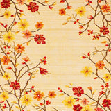 Vibrant Floral Statement(Beige)