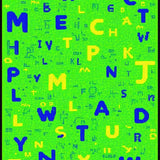 Cheerful Educational Rainbow Motif(Green)