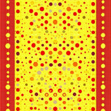 Ultra Soft Area Rug, Non Slip, Stain Resistant, Washable Area Rugs for Living Room, Bedroom, Lively Retro Polka Dot Design(Yellow)