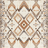 Cozy Vintage Tiled Motif(Beige)