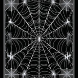 Ultra Soft Area Rug, Non Slip, Stain Resistant, Washable Area Rugs for Living Room, Bedroom, Sinister Halloween Gothic Aesthetic(Black)