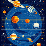 Vivid Galactic Dreamscape Visuals(Blue)